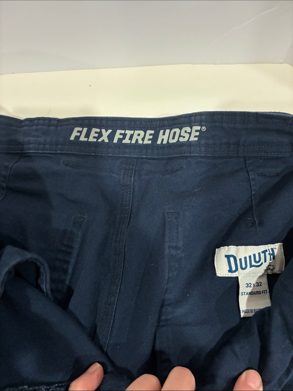 Duluth Trading Co Navy Flex Fire Hose Pants